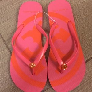 Brand new Tory Burch flip flops size 8